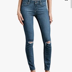 PAIGE Verdugo Ankle Mid Rise Skinny Denim